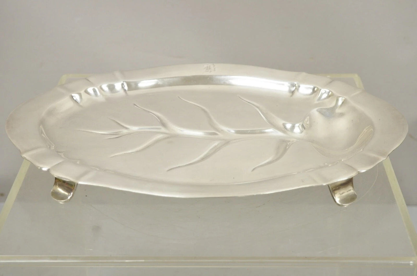 Reed & Barton Chesterfield Silver Plated Meat Cutlery Serving Platter Tray