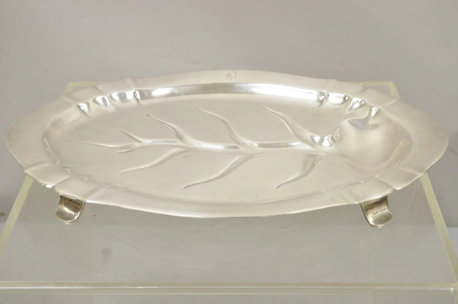 Reed & Barton Chesterfield Silver Plated Meat Cutlery Serving Platter Tray