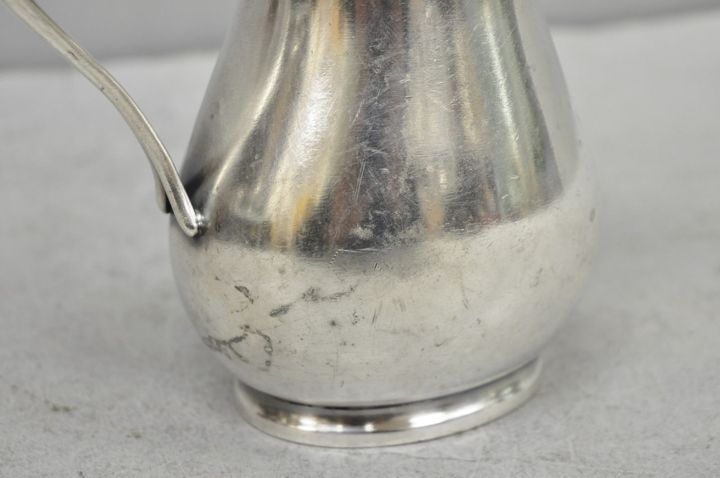 Vintage 1940s US Navy Reed & Barton Silver Plated Soldered Small Creamer Pitcher
