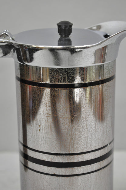 Vintage Sunbeam Art Deco Style Silver Plated Diner Coffee Pot