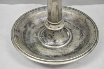 Visual Comfort & Co French Country Antiqued Pewter Bouillotte Tole Table Lamp