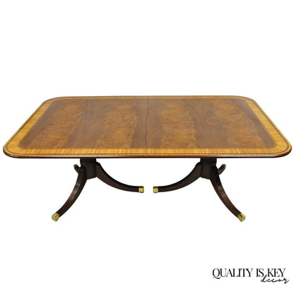 Baker Stately Homes Collection Georgian Duncan Phyfe Mahogany Dining Room Table