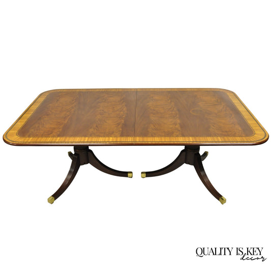 Baker Stately Homes Collection Georgian Duncan Phyfe Mahogany Dining Room Table