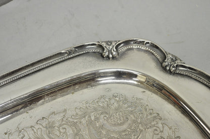 Vintage 1847 Rogers Bros "Remembrance" 9898 Silver Plated Serving Platter Tray