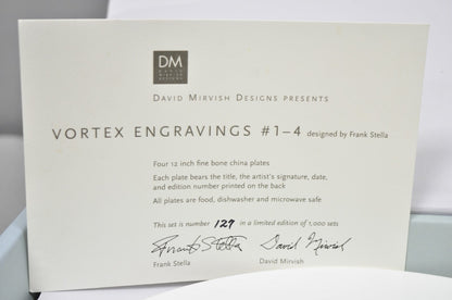 Frank Stella David Mirvish Designs Vortex Engravings 1-4 Black Plate - Set of 4