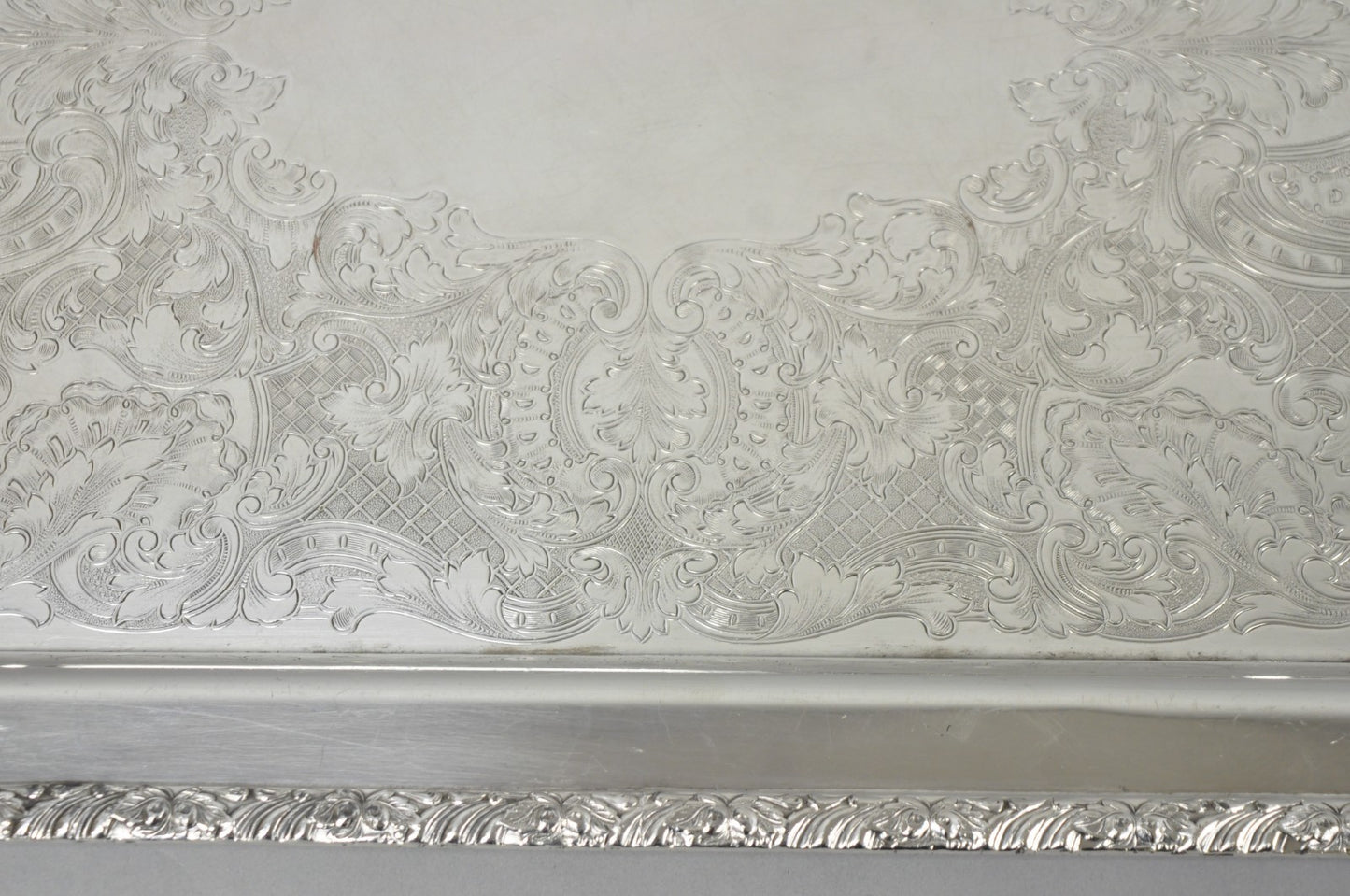 Vintage Victorian Silver Plated Twin Handle Platter Bar Tray by Henley Community