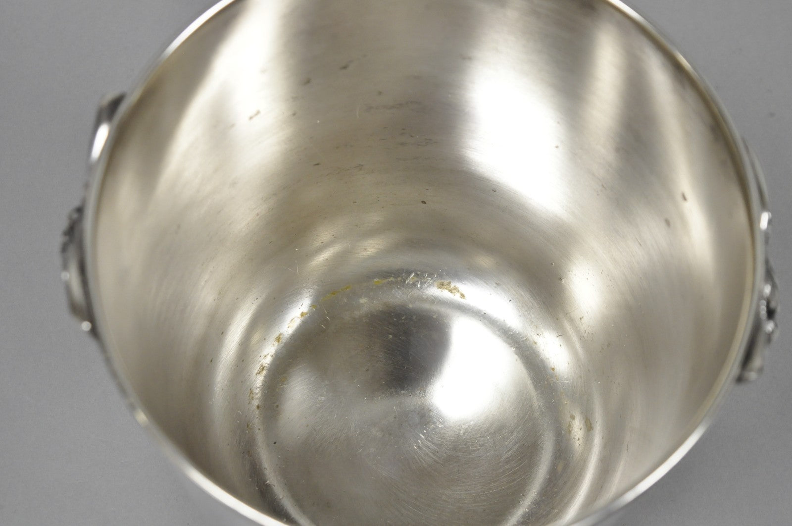 Vintage Mid Century Silver Plated Grapevine Cluster Champagne Chiller Ice Bucket