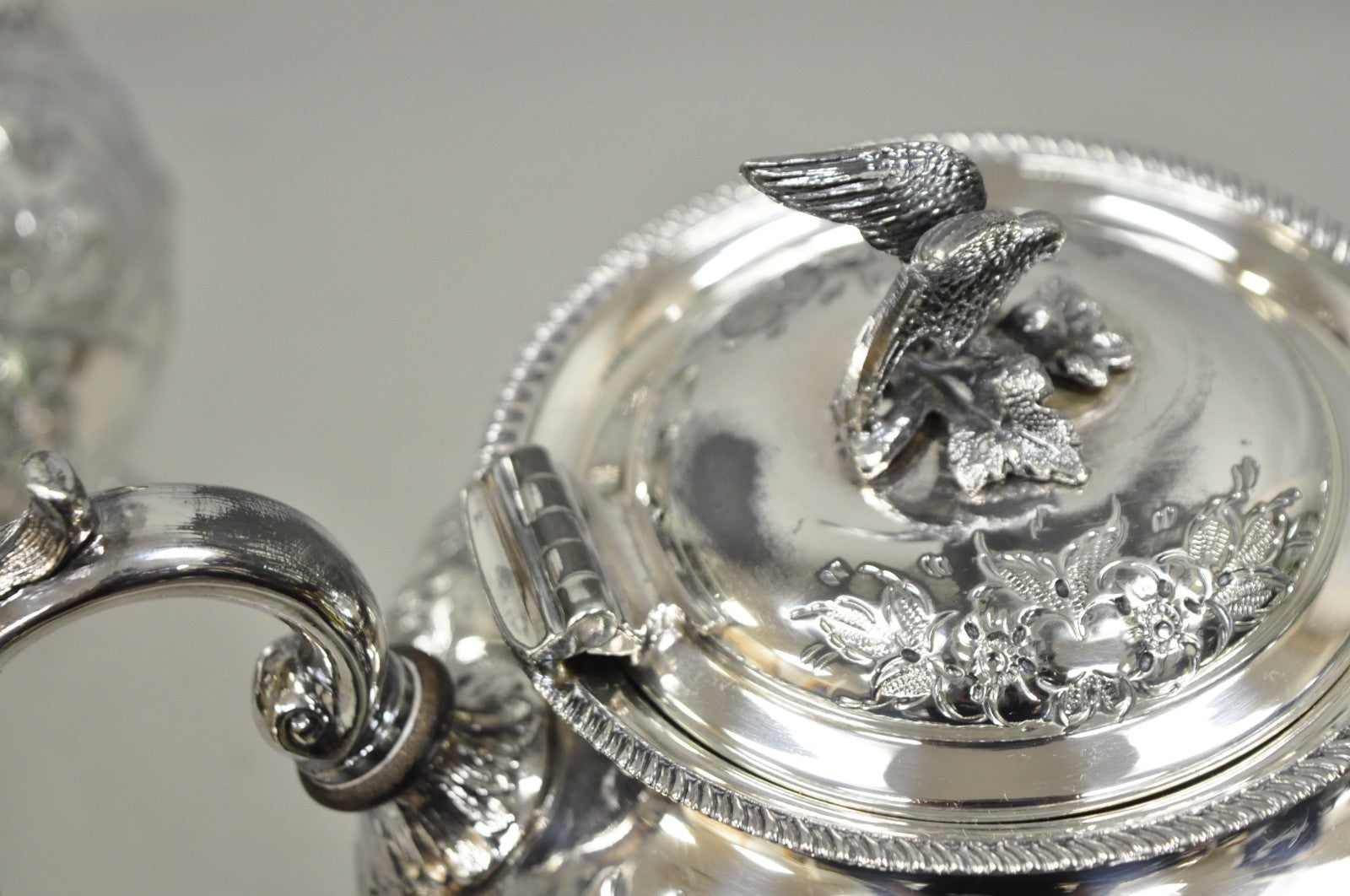 Antique John Turton Sheffield England Victorian Silver Plated Tea Set - 7 Pc Set