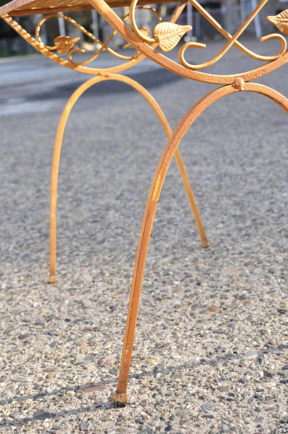 Vintage Salterini Mid Century Modern Wrought Iron Nesting Side Tables - Set of 3