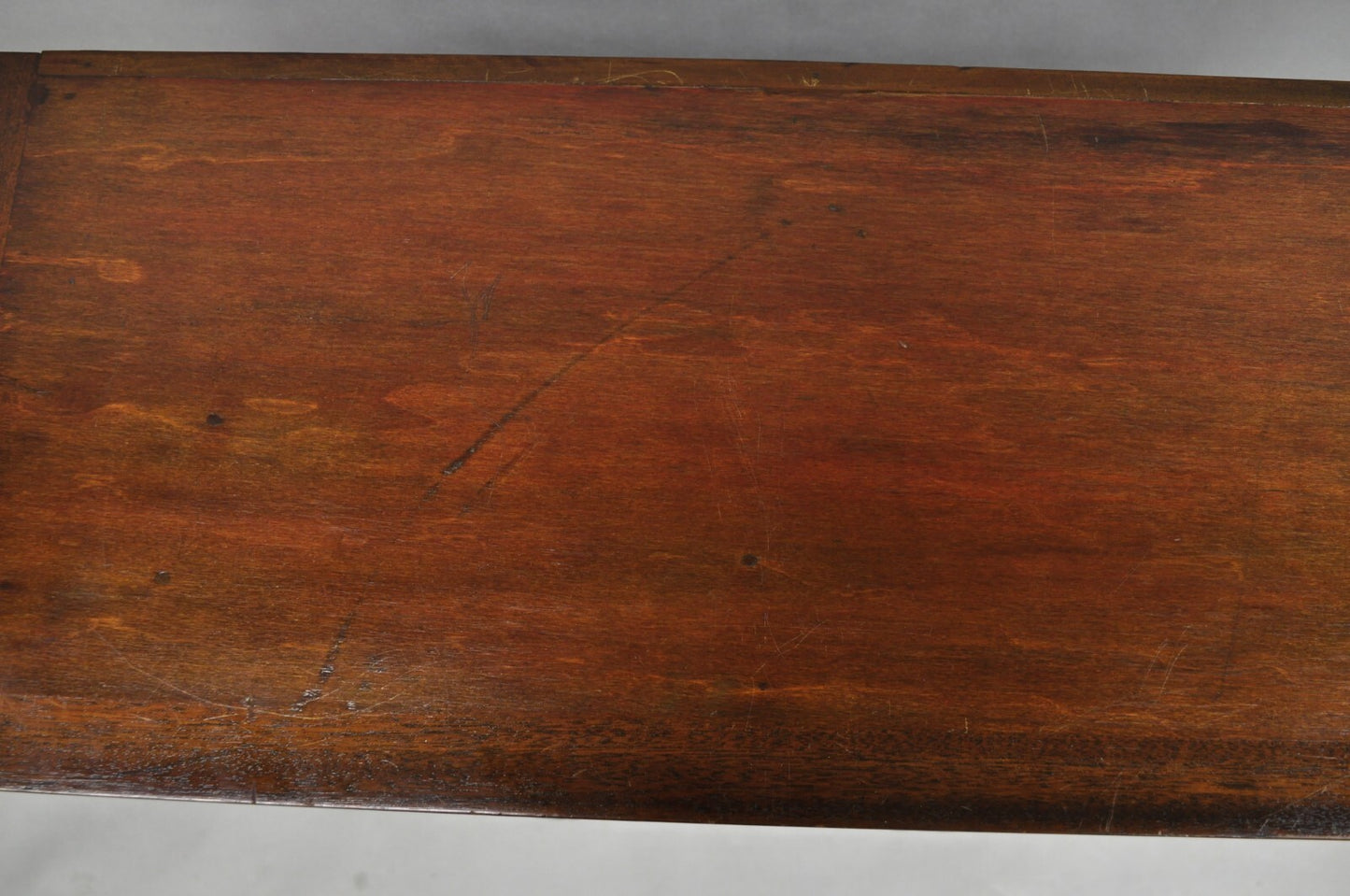 Antique Arts & Crafts Mahogany 15 Drawer Medical Dental Cabinet w/ Marble Base