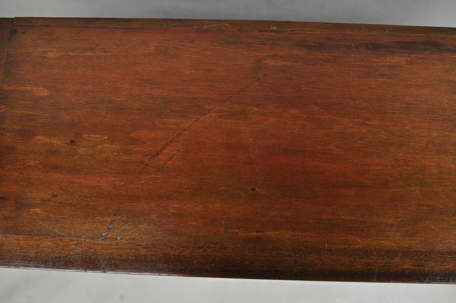 Antique Arts & Crafts Mahogany 15 Drawer Medical Dental Cabinet w/ Marble Base