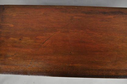 Antique Arts & Crafts Mahogany 15 Drawer Medical Dental Cabinet w/ Marble Base