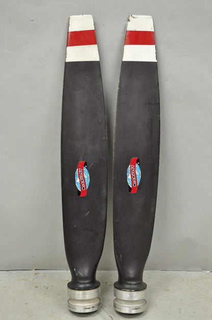 Vintage McCauley TCP3EA Aluminum Propeller Blades Model 90DCB-8 - 2 Pc Set