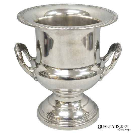 Vintage Leonard Silver Plated Trophy Cup Urn Champagne Chiller Bar Ice Bucket