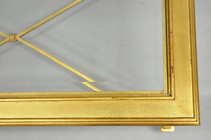 Hickory Chair French Hollywood Regency Gold Rectangular Bristol Coffee Table