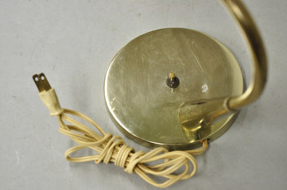Vintage Mid Century Modern Italian Laurel Maurizio Tempestini Brass Desk Lamp