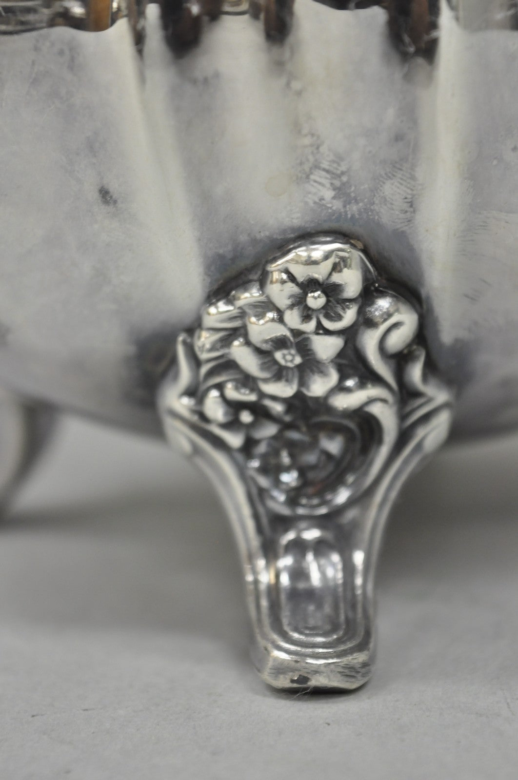 Vintage Lancaster Rose by Poole Victorian Silver Plated Bulbous Water Pitcher