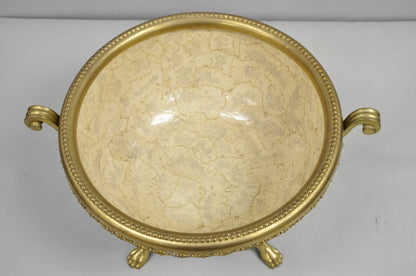 Decorative Crafts Inc. French Victorian Style Bronze Centerpiece Fruit Bowl