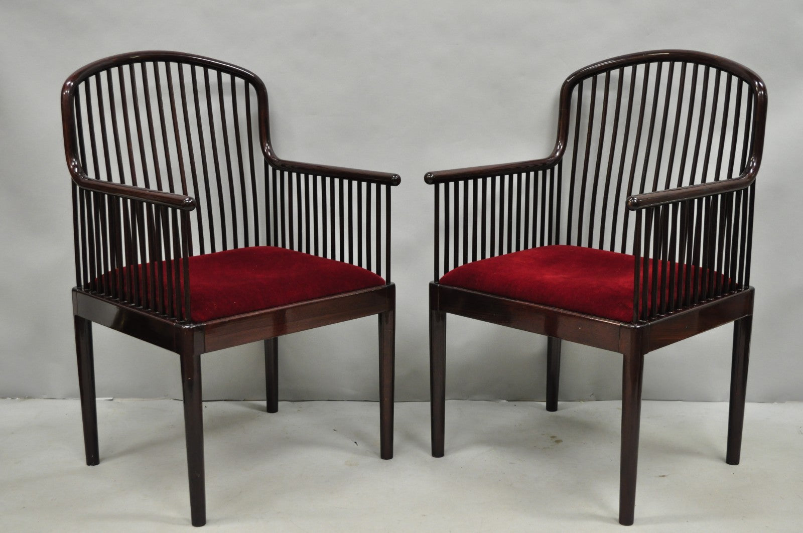 Vintage Mid Century Modern Andover Arm Chair by Davis Allen for Stendig - a Pair