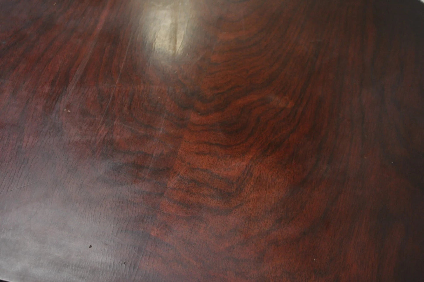 Vintage French Empire Style Mahogany 2 Tier Paw Feet Side End Tables - a Pair