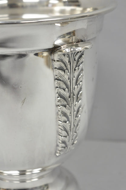 Vintage Sheffield English Regency Silver Plated Champagne Chiller Ice Bucket