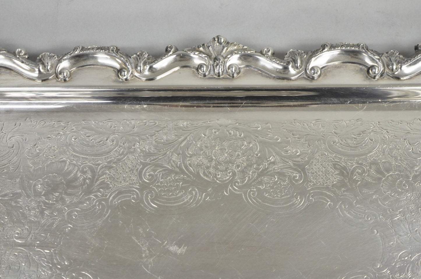Bristol Silverplate by Poole 132 Silver Plated Narrow Serving Platter Dish Tray