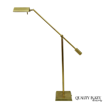 Vintage Frederick Cooper Mid Century Modern Brass Pharmacy Task Floor Lamp
