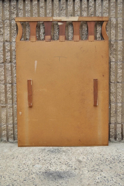 Vintage Mid Century Modern Walnut Kent Coffey Broyhill Brasilia Style Mirror