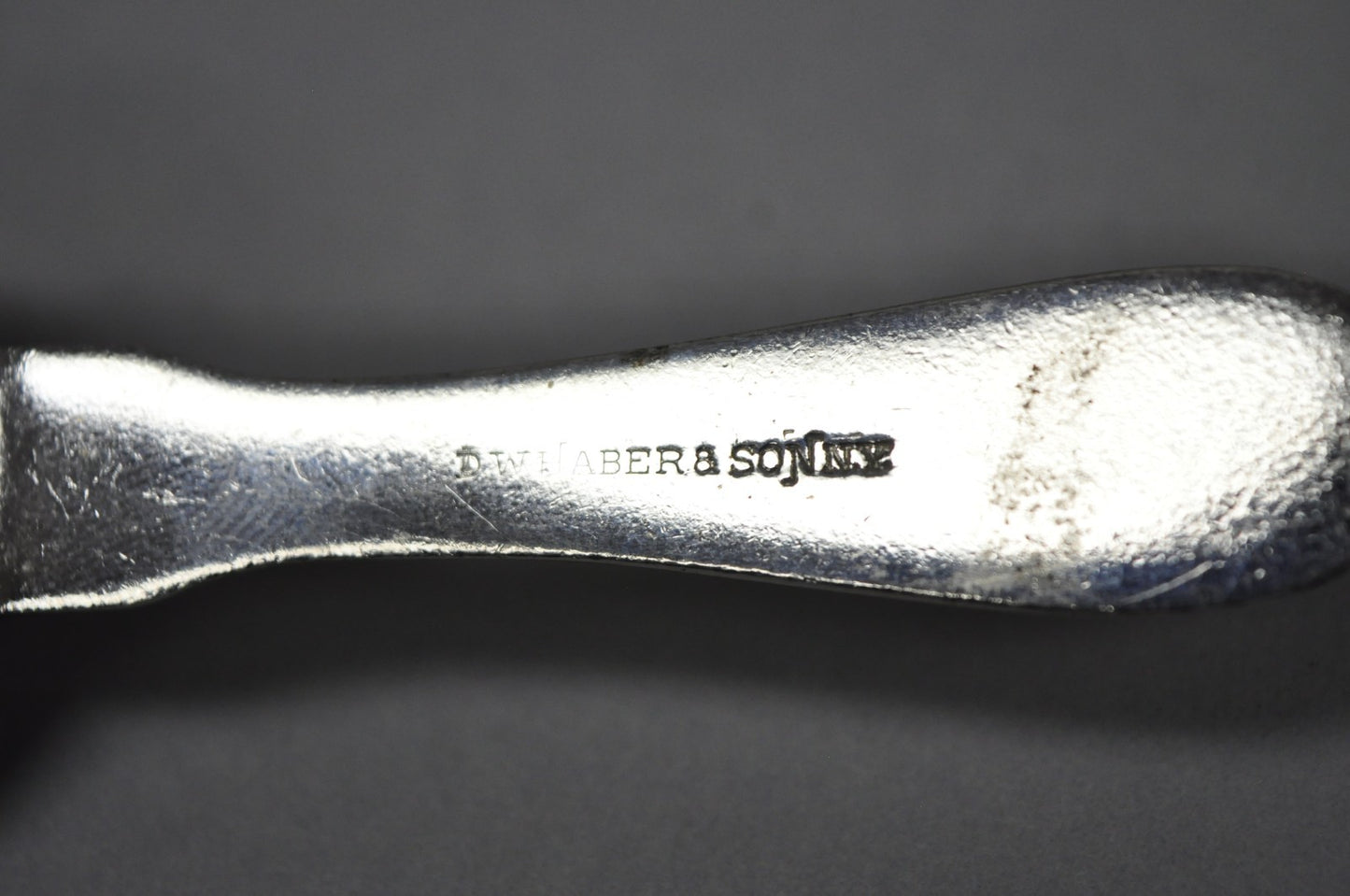 Antique D.W. Haber & Son NY Silver Plated Victorian Tea Strainer - Set of 6