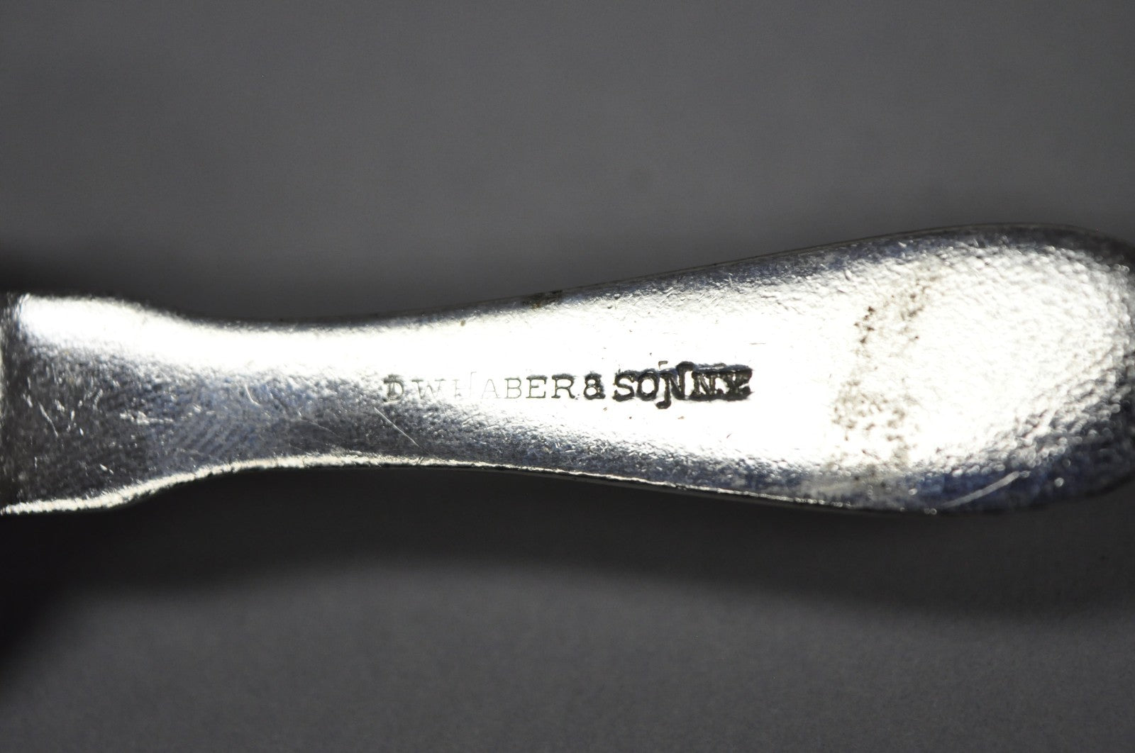 Antique D.W. Haber & Son NY Silver Plated Victorian Tea Strainer - Set of 6