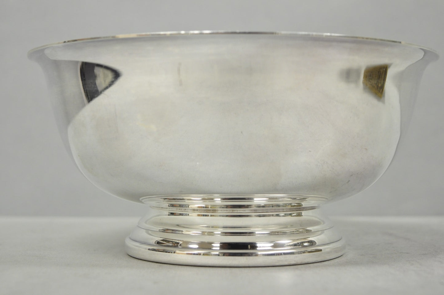 Vintage Mid Century Modern Gorham YC780 8" Silver Plated Serving Bowl (C)