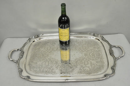 Vintage 1847 Rogers Bros "Remembrance" 9898 Silver Plated Serving Platter Tray