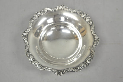 Vintage Poole "Old English" 5005 Silver Plated Small Footed Nut Dish Bowl