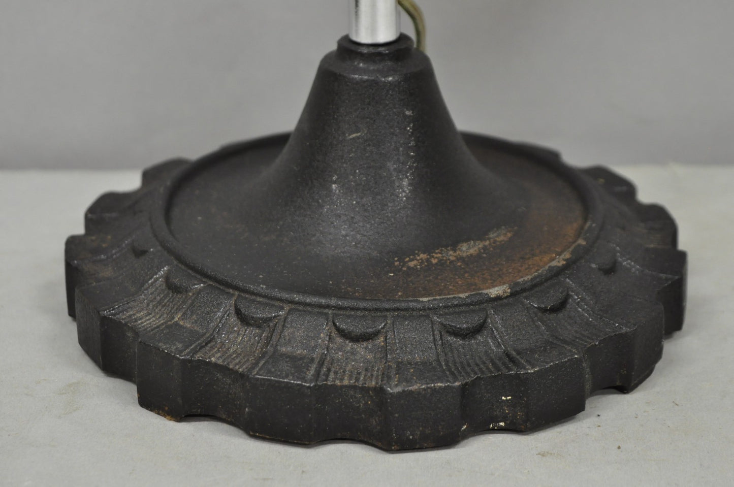 Vintage Industrial Modern Steampunk Cast Iron Gear Gooseneck Task Table Lamp