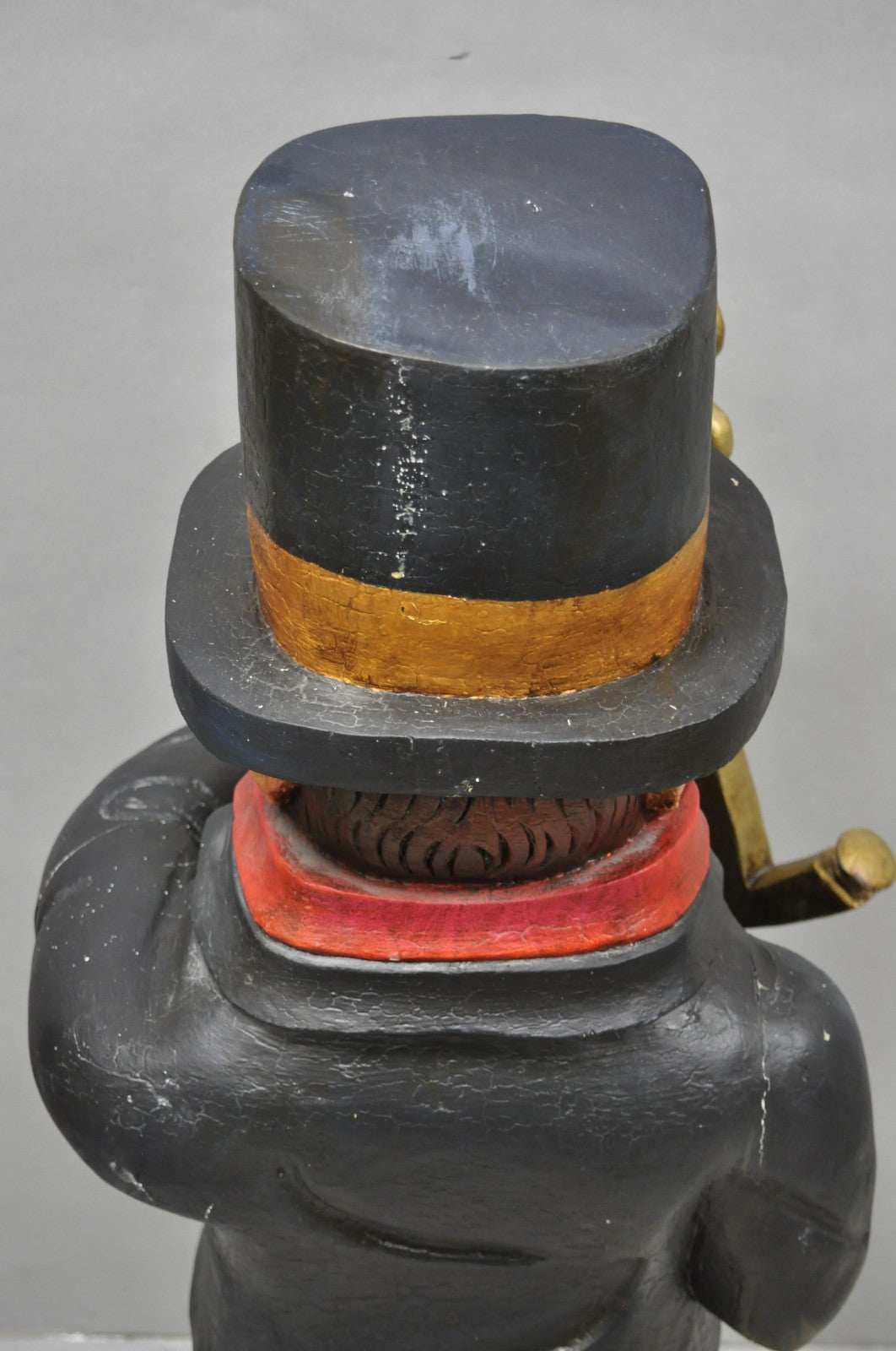 52" Tall Maritime Nautical Folk Art Carved Wood "Little Navigator" Statue Figure