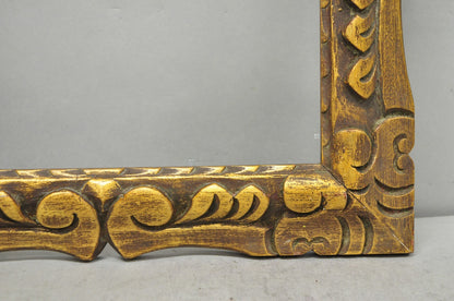 Vintage Italian Hollywood Regency Gold Gilt Wood Art Picture Frame 18.25 x 15.5
