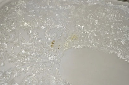 Vintage Eales 1779 Silver Plated 22" Footed Twin Handle Bar Tray Platter