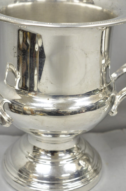 Vintage Oneida Regency Silver Plated Champagne Chiller Ice Bucket - a Pair