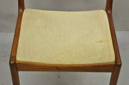 Vintage Mid Century Modern Danish Style Teak Wood Dining Chair by Sun Furniture