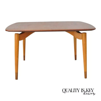 Grete Jalk Poul Jeppesen Mid Century Danish Modern Teak Floating Coffee Table