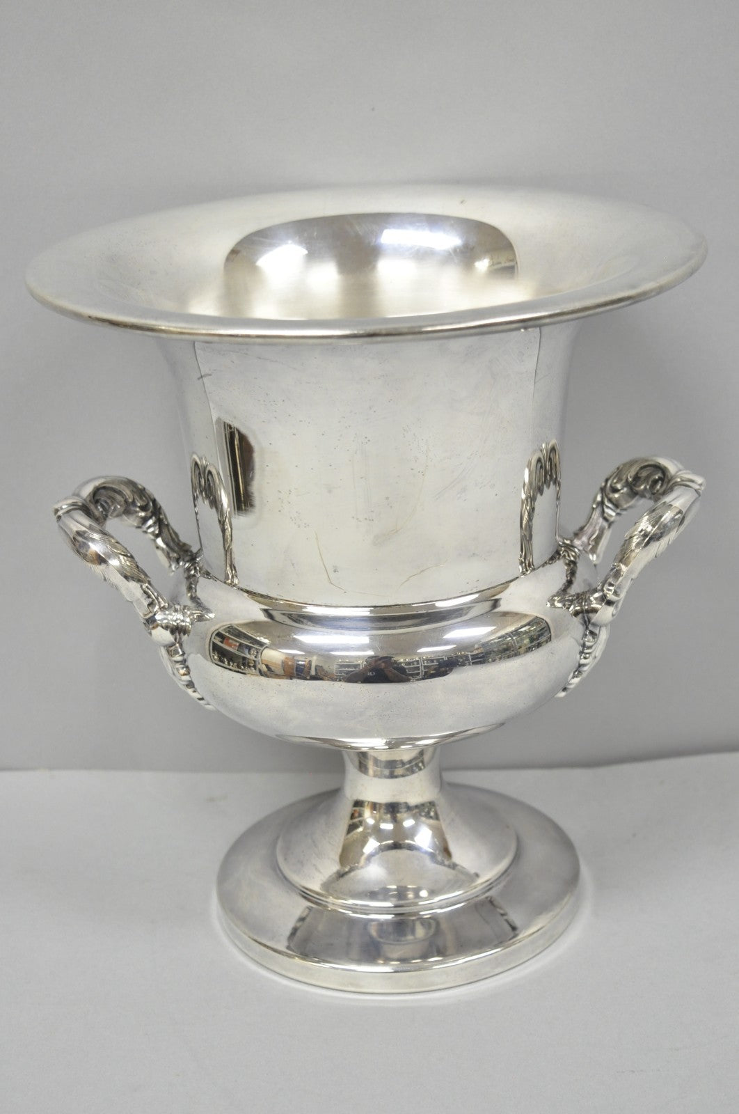 Vintage Bristol Silver Plated Trophy Cup Urn Champagne Chiller Bar Ice Bucket