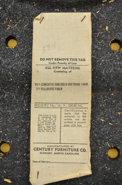 Vintage Hollywood Regency Faux Bamboo Lattice Dining Chair by Century - Set of 4