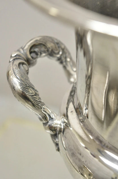 All State World Series Challenge 82 Baseball Silver Plated Trophy Cup Ice Bucket