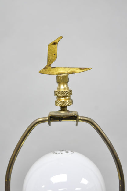 Vintage Leeazanne Postmodern Art Deco Style Metal Tapered Skyscraper Floor Lamp