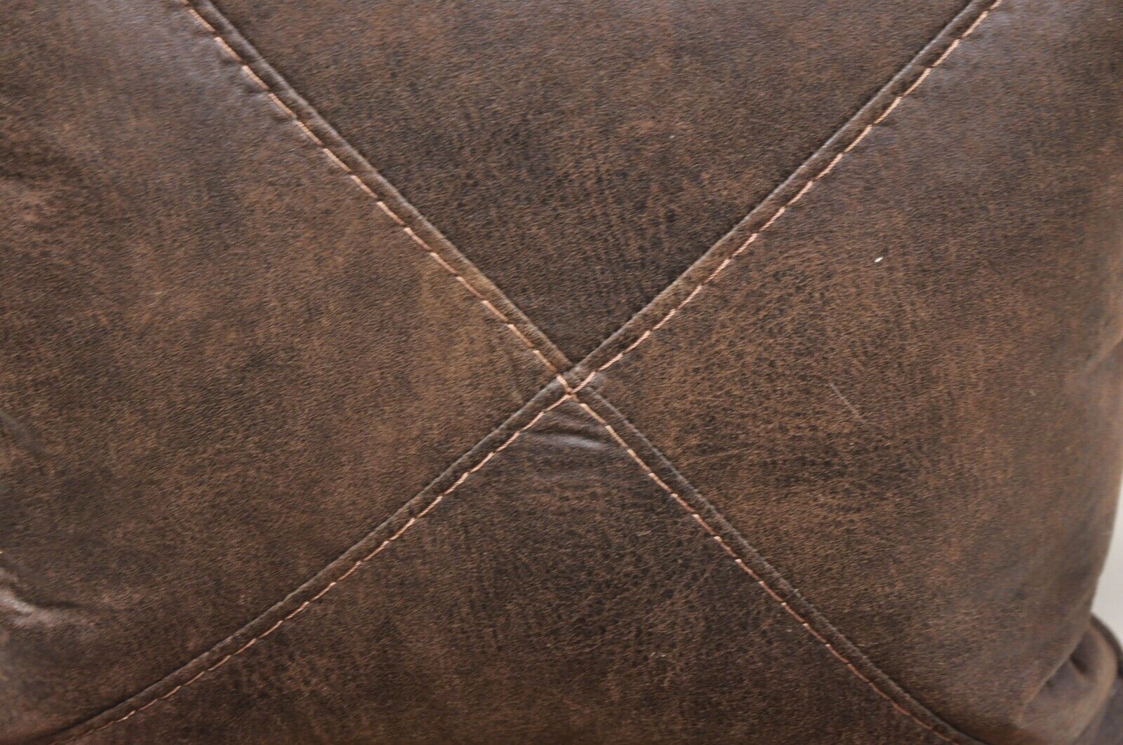 4 Contemporary Mediterranean Style Red and Brown Tapestry Faux Leather Pillows