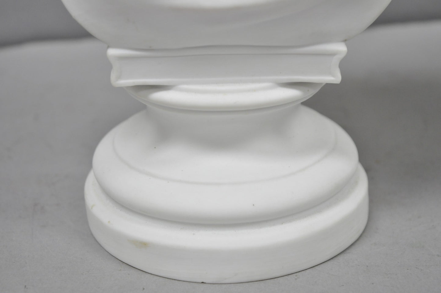 Antique French Classical Parian Porcelain 13" Goddess Female Maiden Bust - Pair