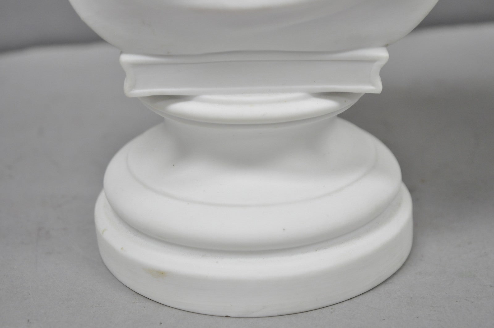 Antique French Classical Parian Porcelain 13" Goddess Female Maiden Bust - Pair