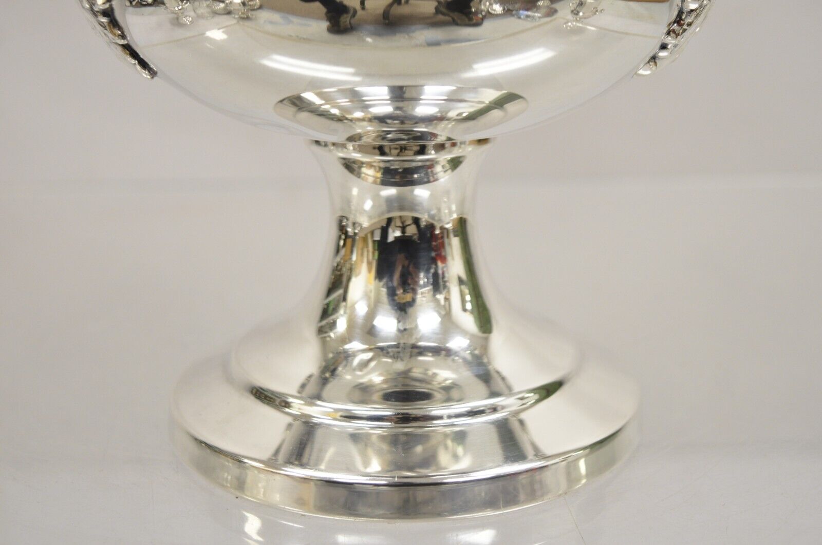 Sheffield USA Silver Plated Ornate Twin Handle Champagne Chiller Ice Bucket
