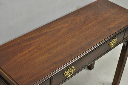 Vintage Lane Altavista Georgian Chippendale Cherry Wood Small Console Table