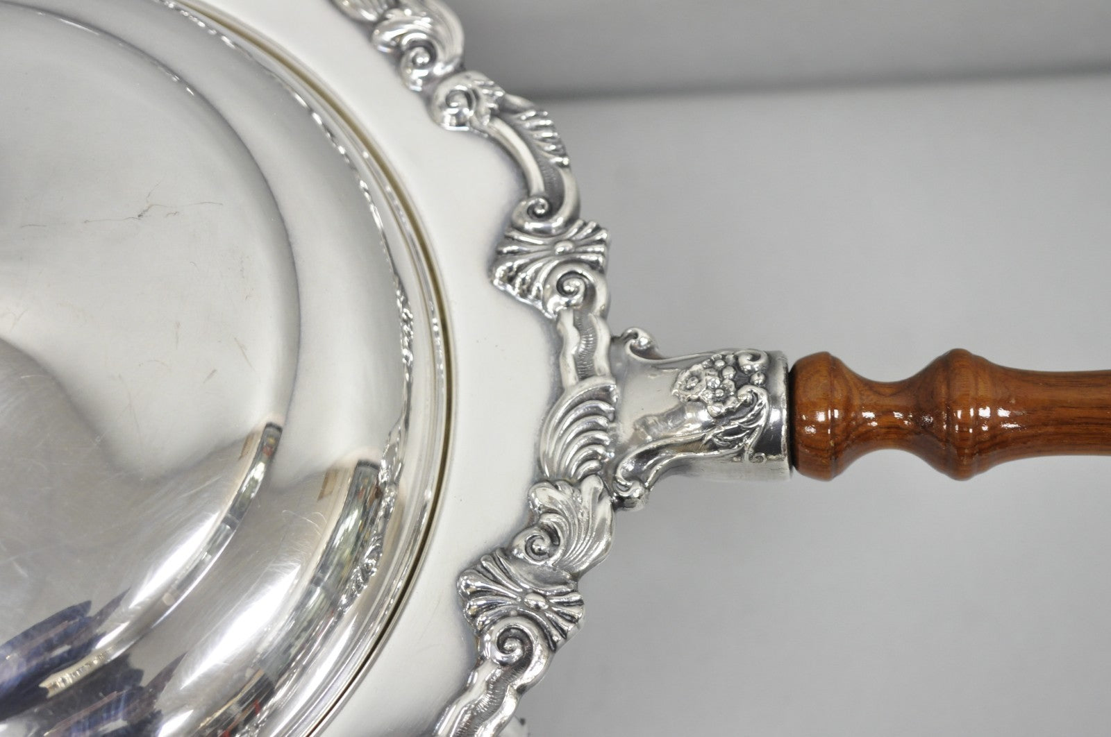 Vintage Sheffield Victorian Silver Plated Large Warmer Chafing Serving Dish